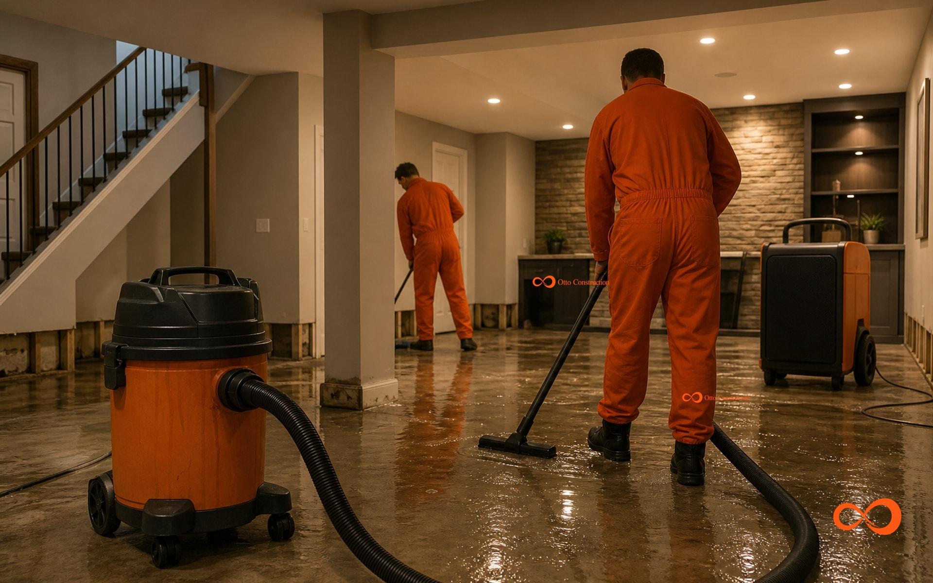Otto Construction team providing restoration and construction services